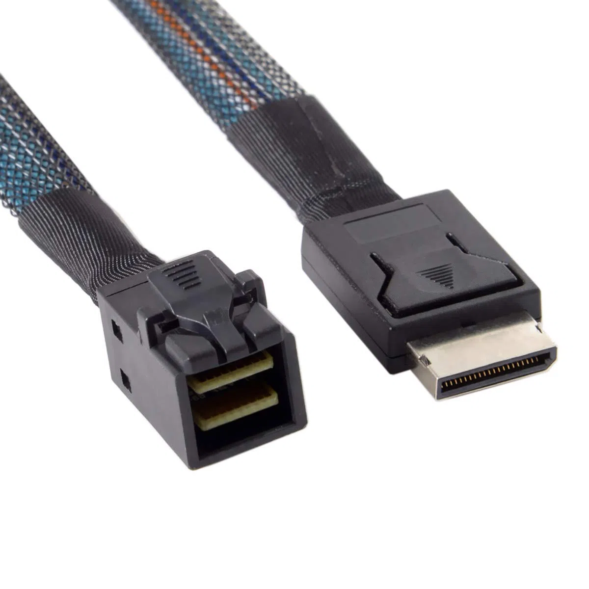 OCuLink PCIe PCI-Express SFF-8611 4i vers SFF-8643 Câble de données Active SSD 50 cm