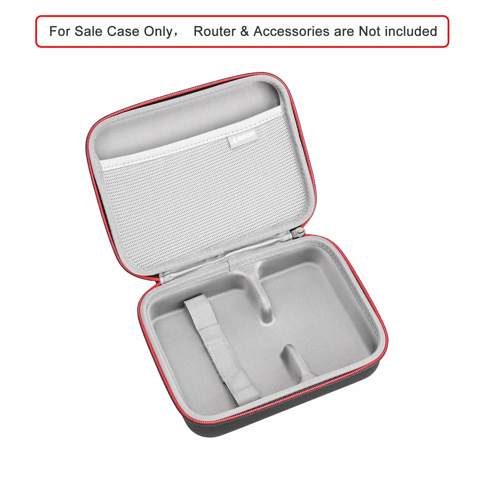 RLSOCO Étui pour GL.iNet Routeur de Voyage GL-SFT1200/GL-BE3600/AXT1800/GL-A1300/GL-MT3600BE Portable Routeur WiFi,Résistant aux Chocs,Design Compact avec Fermeture éclair YKK (Étui Uniquement)