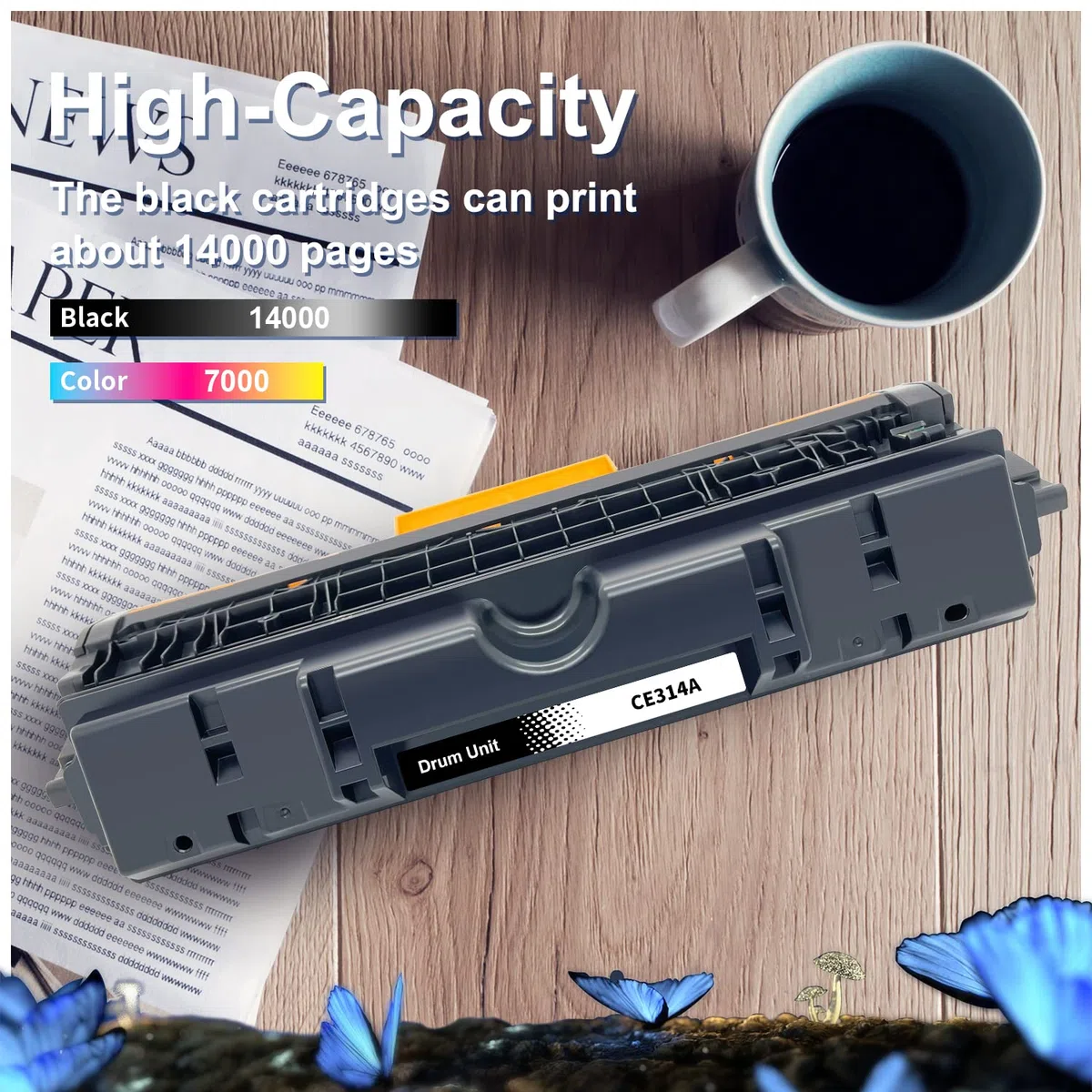 LOSMANN Tambour Compatible pour 126A CE314A Tambour pour Color LaserJet CP1025 CP1025nw Pro 100 MFP M175nw M175a Pro MFP M176 M177fw M176n TopShot LaserJet Pro M275 M275nw