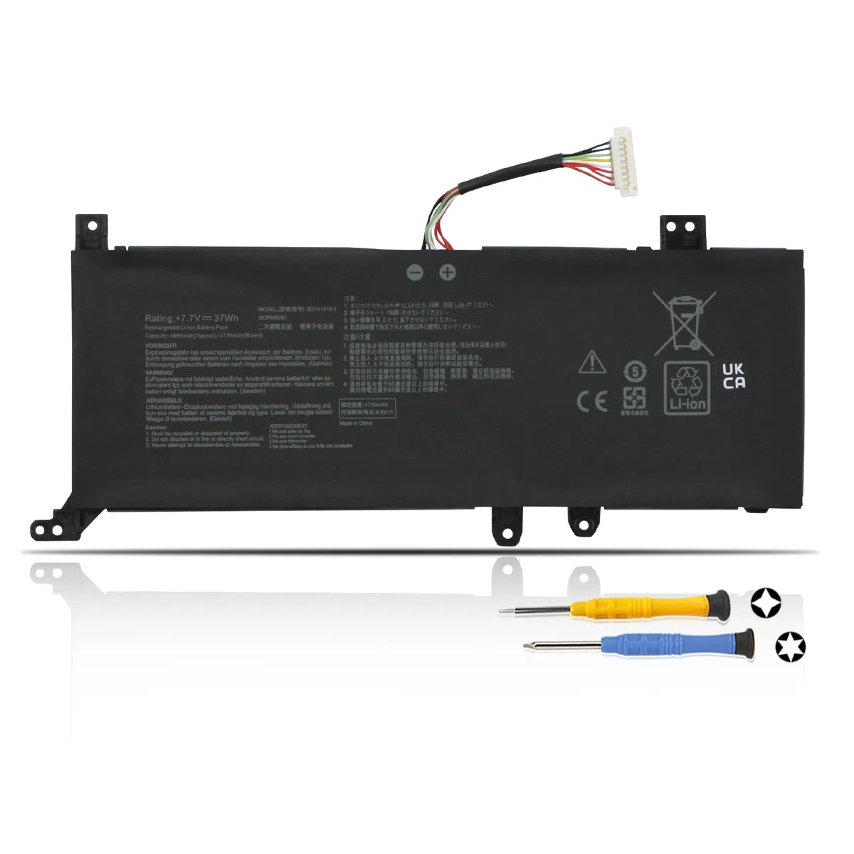 C21N1818 B21N1818-3 Batterie pour ASUS VivoBook A409 D409 F409 M409 X409 A509 D509 F509 M509 X509 D409BA D409DA M409BA M409DA F409FA A409MA A409FA A409FJ A409JA A409JB A409JP X409DA X409BA X409FA