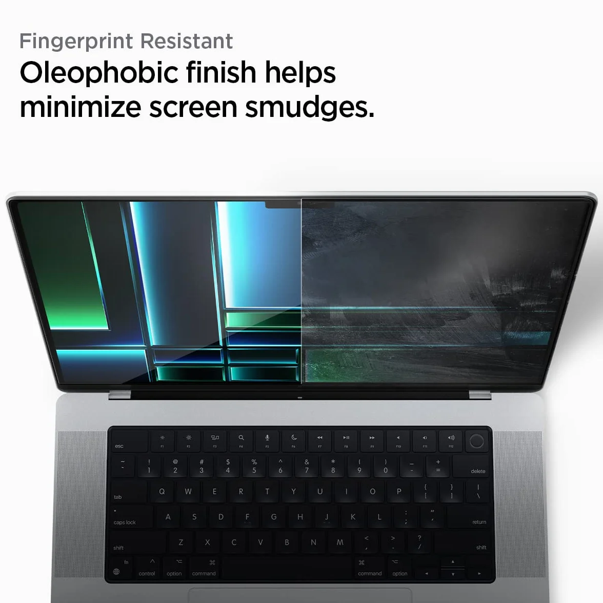 Spigen Glas.tR Slim Verre trempé pour MacBook Pro 14 Pouces (M5 Pro/M5 Pro Max(2026)/M5(2025)/M4 series/M3 series/M2 series/M1 series), Couverture complète, Extreme Résistant aux Rayures, Ultra Claire
