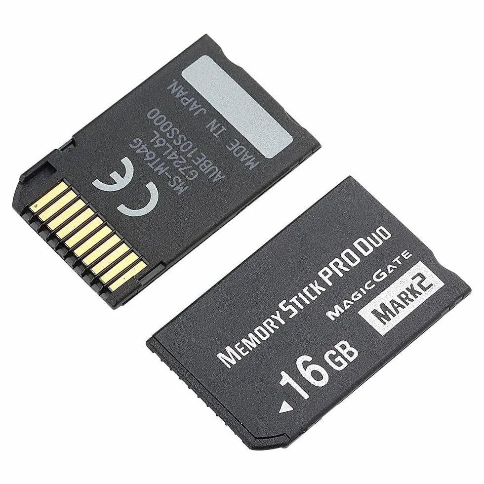 Memeory Stick Pro Duo Carte mémoire PSP haute vitesse compatible avec appareil photo Sony PSP1000 2000 3000 16 Go