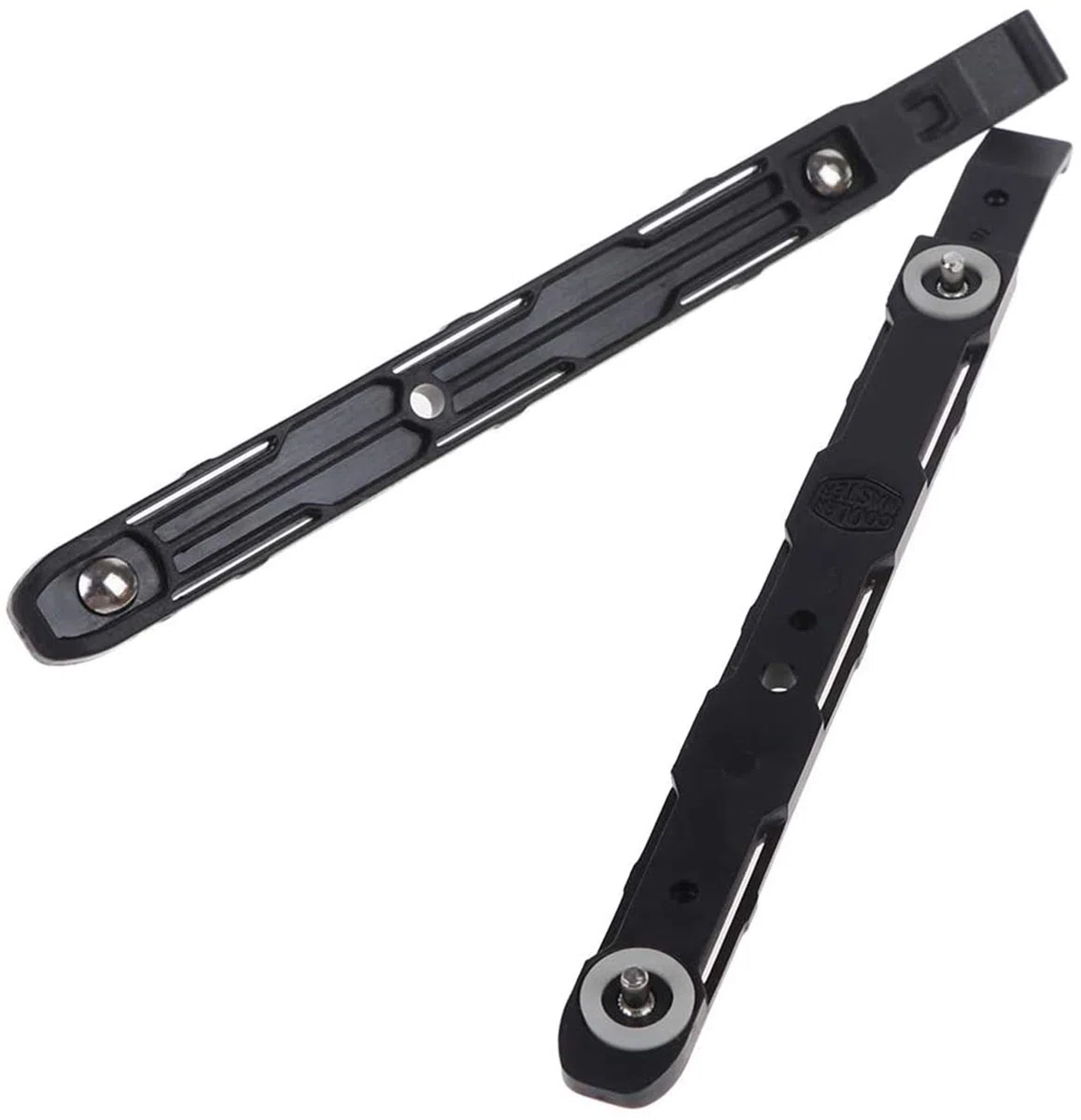 Lot de 8 rails en plastique pour montage de châssis de disque dur - Noir