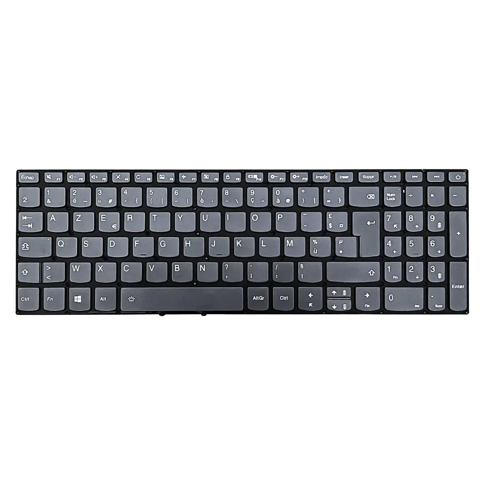 Clavier Azerty Français Compatible avec Lenovo V320-17IKB V320-17ISK Rétro-éclairage