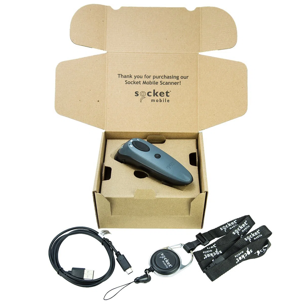 Socket Mobile CX3357-1679 DuraScan D700 Scanner de Code-Barres Bluetooth 1D Imager Gris