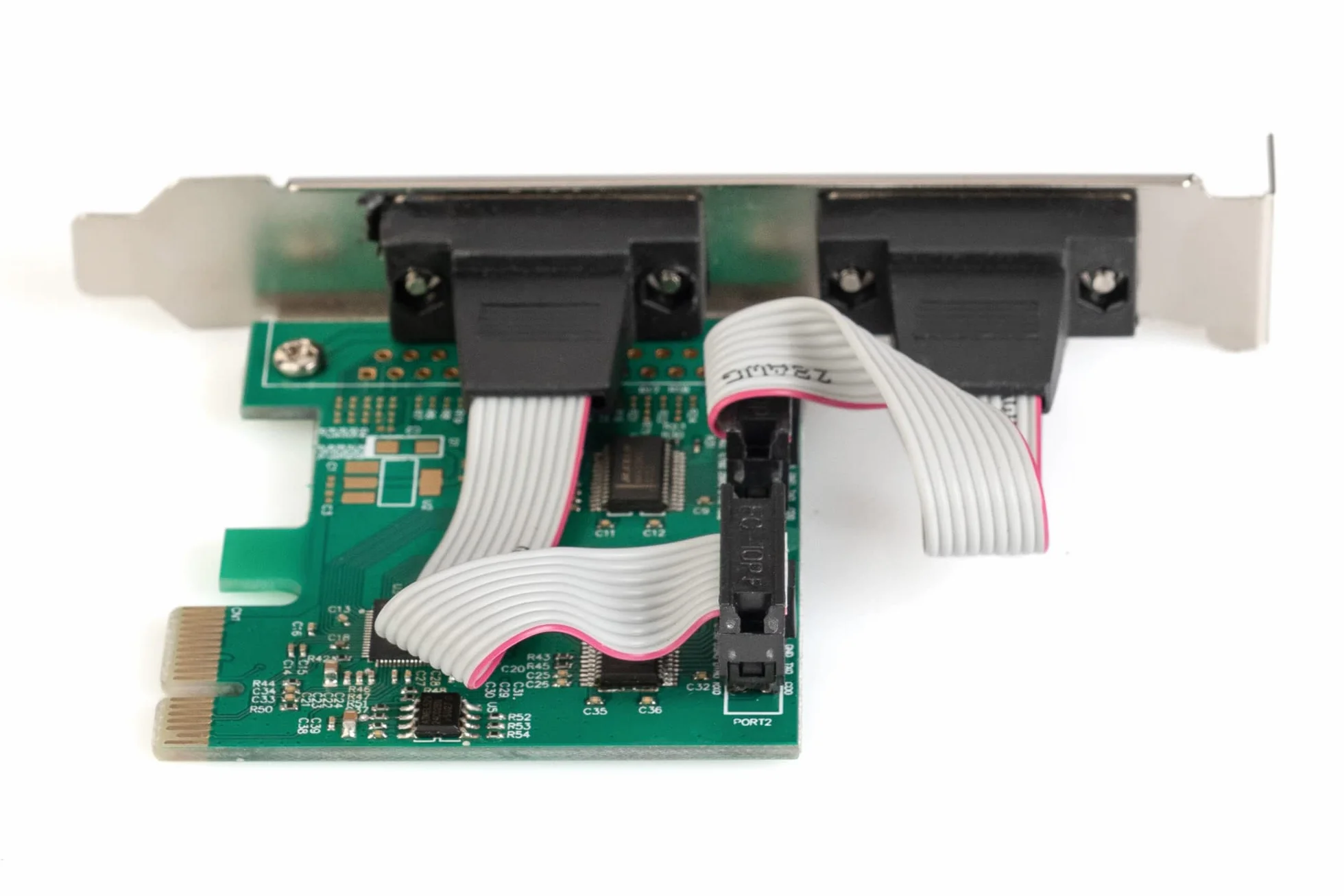 Digitus 2 x DB9 M Carte et Adaptateur d'interfaces Interne Série