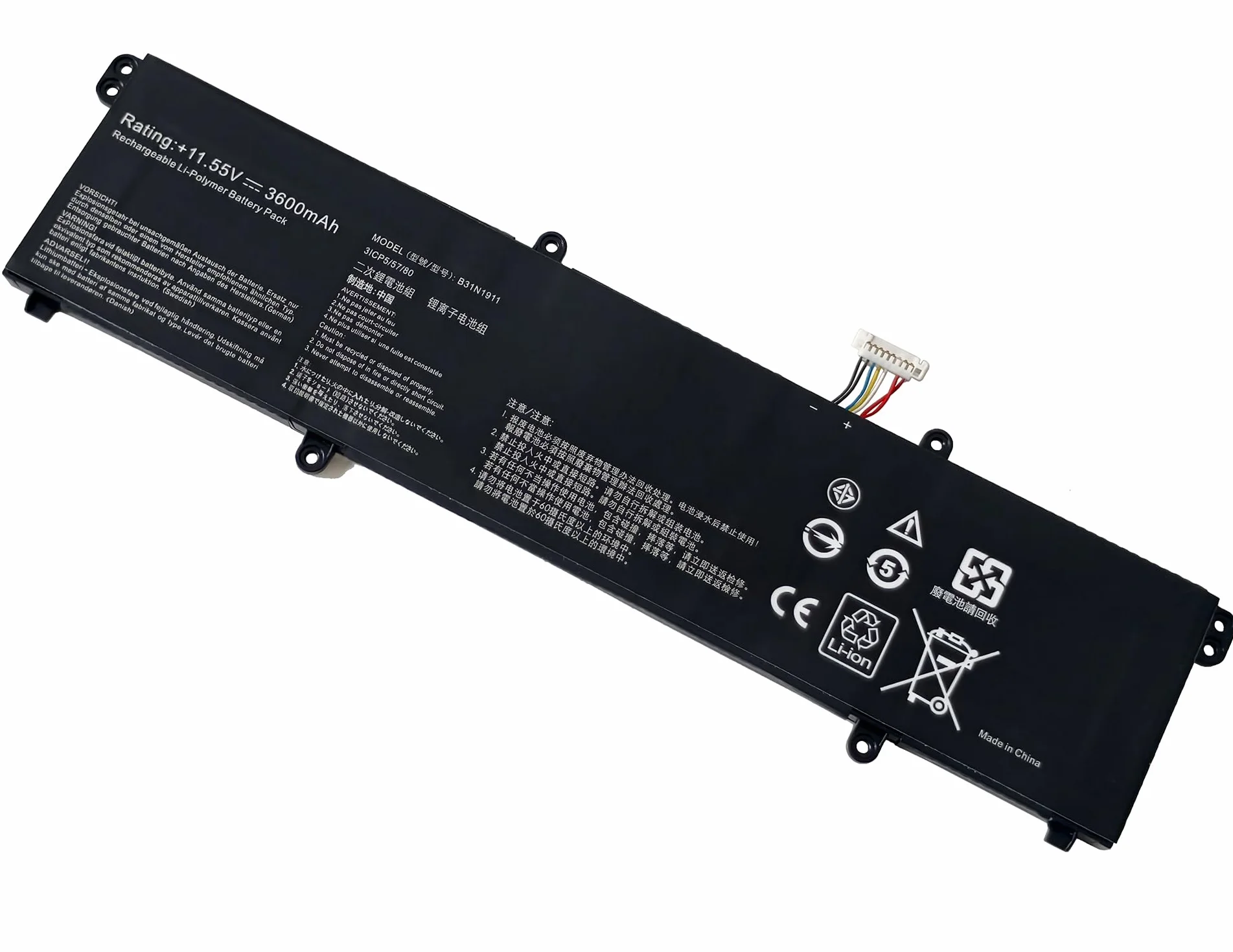 B31N1911 C31N1911 Batterie pour ASUS VivoBook Flip K413EA K413FA K413FP K413FQ S433EA S433FA TM420U TM420UA TP420UA TP470EA TP470EZ X413EA X413JA X421DA X421EA X421EP X421FF X421FQ X421JA