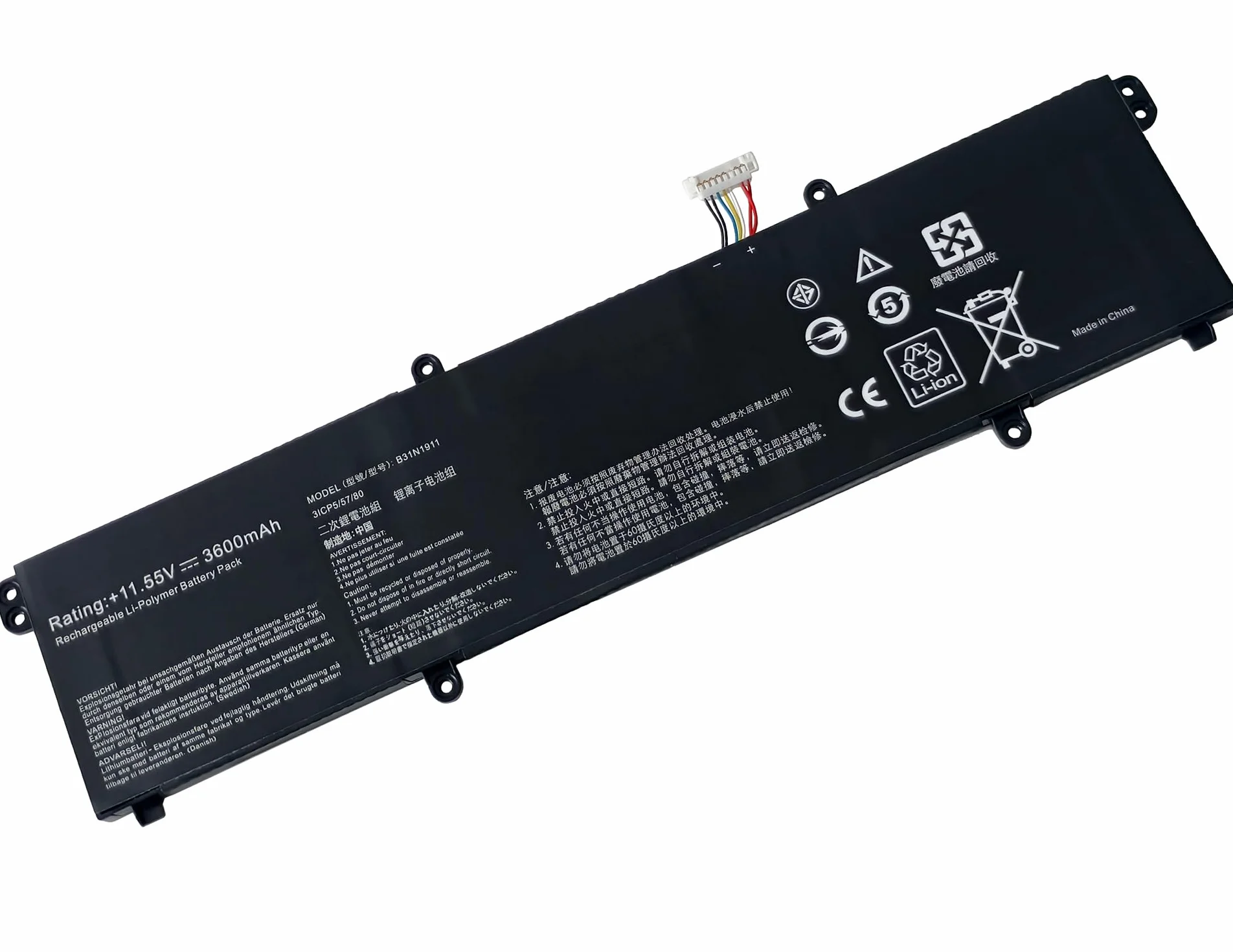 B31N1911 C31N1911 Batterie pour ASUS VivoBook Flip K413EA K413FA K413FP K413FQ S433EA S433FA TM420U TM420UA TP420UA TP470EA TP470EZ X413EA X413JA X421DA X421EA X421EP X421FF X421FQ X421JA