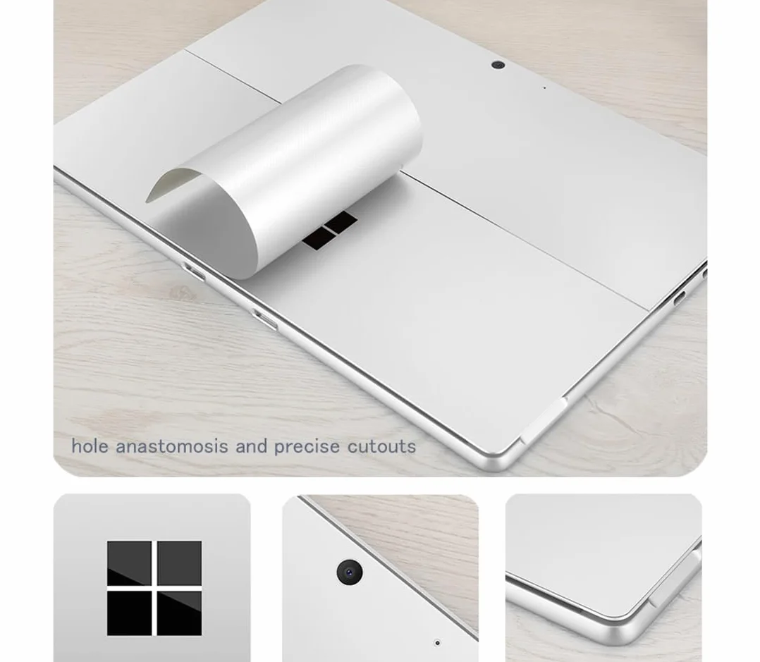 Film autocollant design compatible avec Microsoft Surface Pro 9 (Platinum)