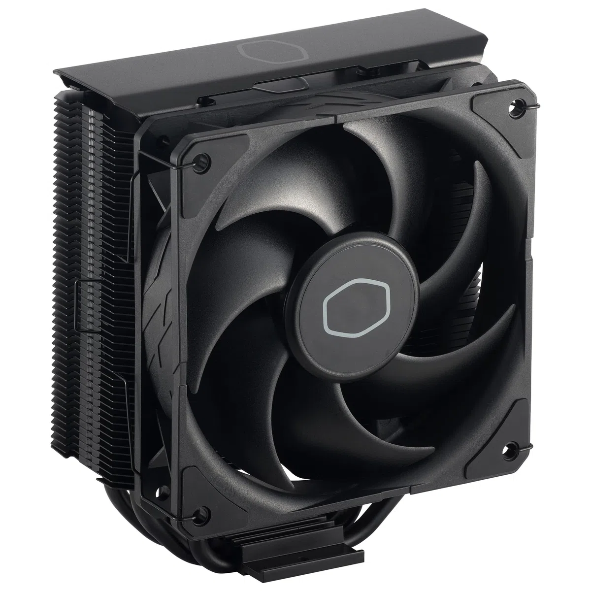 Cooler Master Hyper 212 Black Refroidisseur CPU Ventirad - Finition Aluminium, 4 Caloducs Compacts à Contact Direct Continu, Ventilateur SickleFlow 120 Edge, Brackets LGA1700 & AM5 - Noir