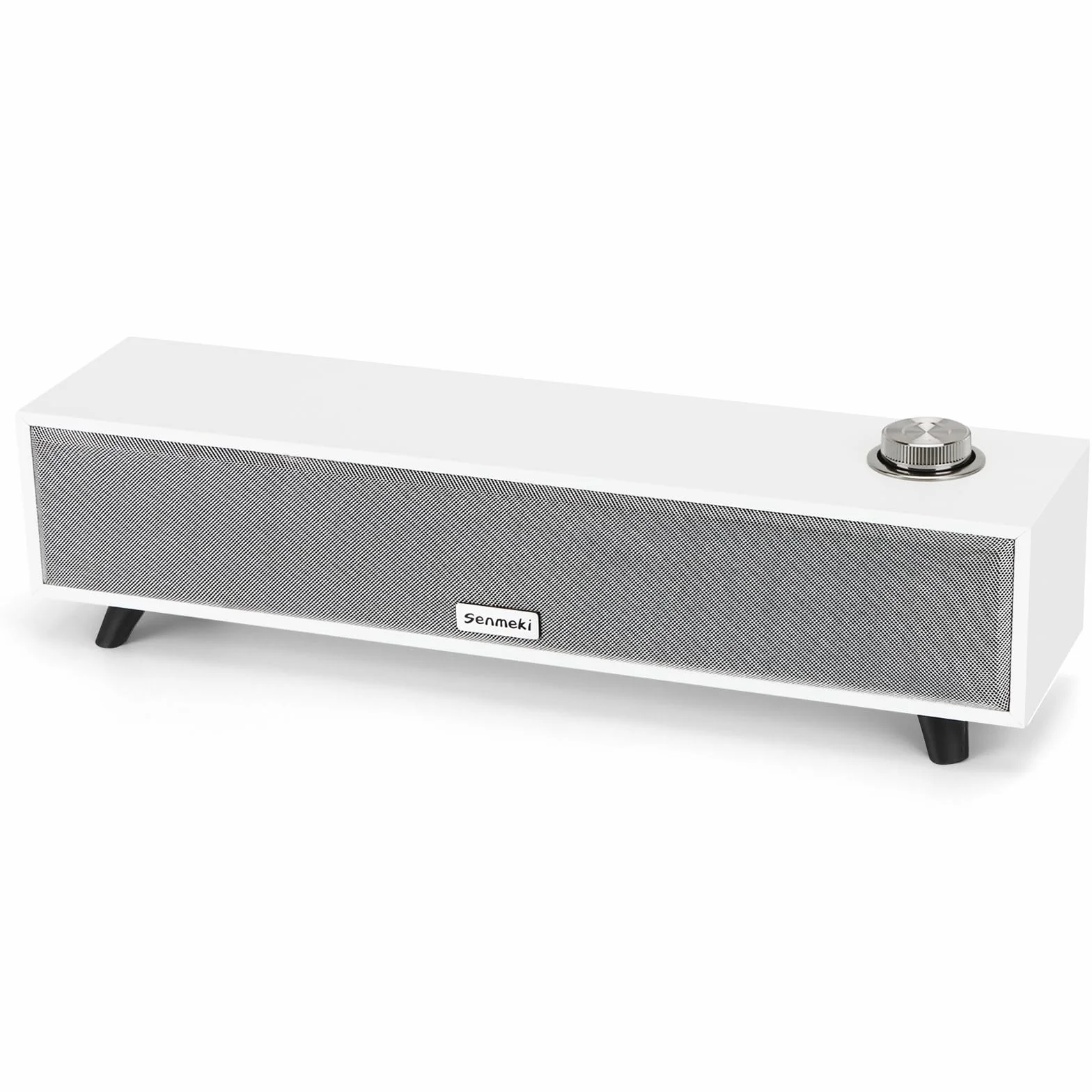 Haut Parleur PC,10W Enceinte PC, Barre de Son PC alimentées par USB, avec Bluetooth 5.0 et entrée RCA, pour Bureau, Ordinateurs Portables, Phonographe（K01）