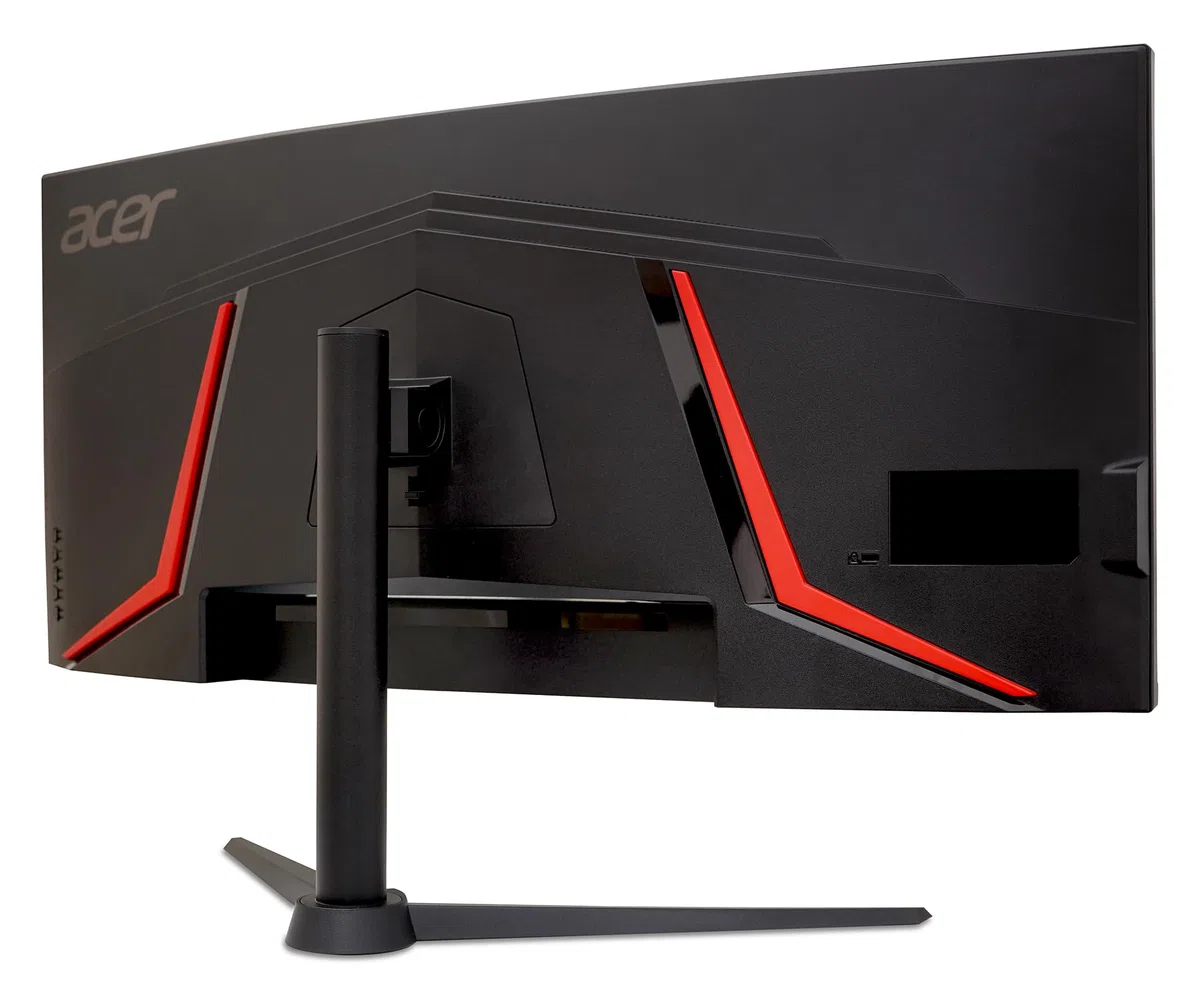 Acer Nitro XZ342CUV3, Écran PC Gaming Incurvé 34" UltraWide QHD, 180Hz (Curve 1500R, 3440x1440, 21:9, Freesync Premium, 1ms (VRB), 400Nits, 2xHDMI 2.0/1xDP 1.4) Moniteur PC curve, Pied Ajustable, Noir