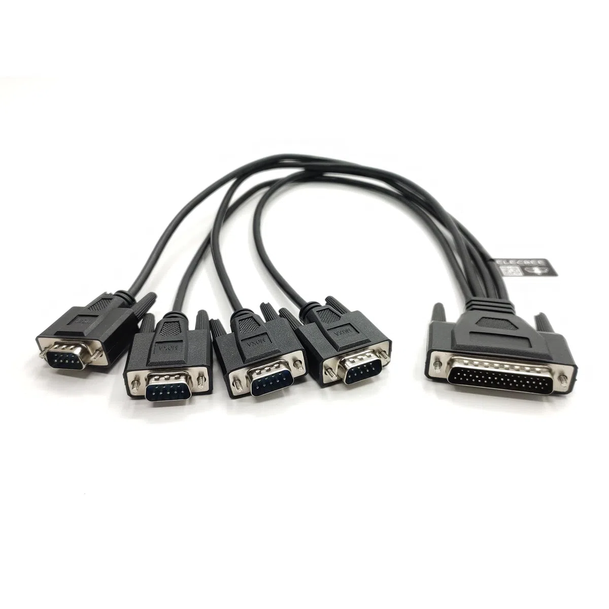 Elecbee DB44 mâle vers 4 X DB9 câble port COM mâle 0,5 m