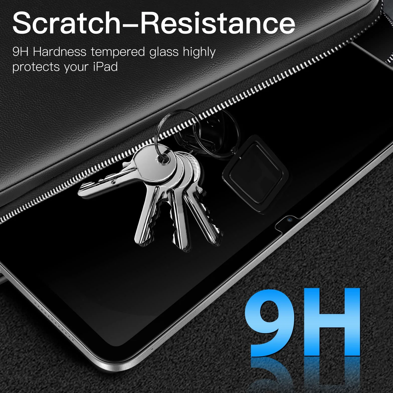 JETech Verre Trempé Anti-Espion pour iPad (A16) 11ème/10ème Génération (2025/2022), Film en Protection Écran