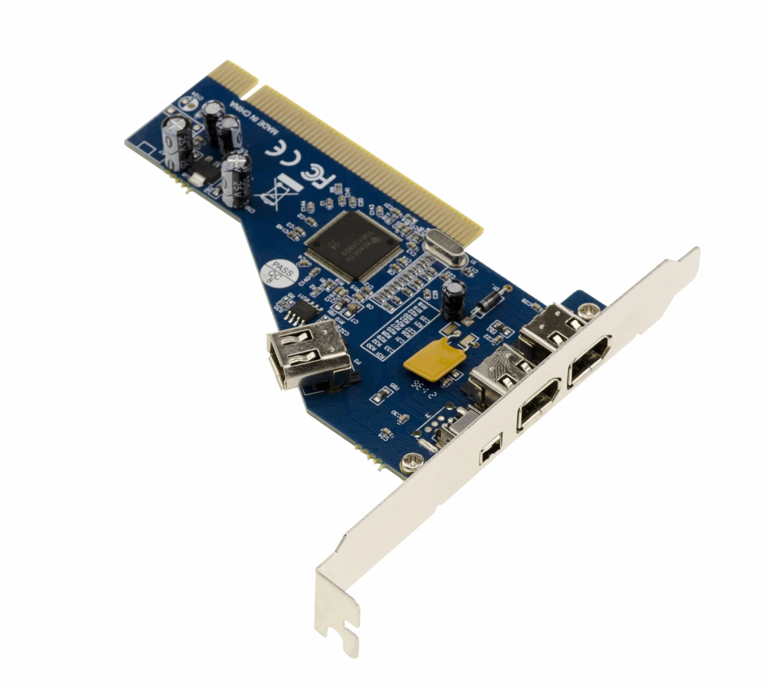 KALEA-INFORMATIQUE Carte contrôleur PCI vers FireWire 400 IEEE1394a 3 Ports avec chipset TI TSB43AB23