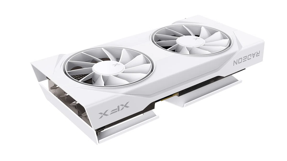 XFX Swift AMD Radeon RX 9060 XT OC White Gaming Edition avec 16 Go GDDR6 HDMI 2xDP, AMD RDNA™ 4 (RX-96TSW16WQ)