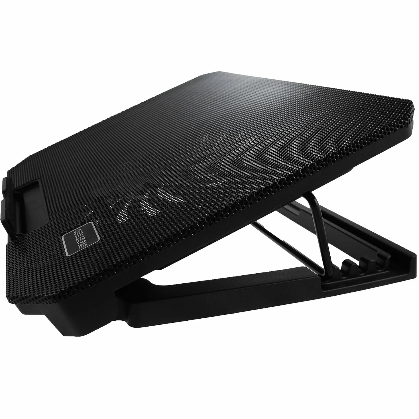 AABCOOLING NC74 - Ventilateur PC avec 125mm Ventilateur, Inclinaison Réglable et LED Bleu, Refroidisseur, Ventilateur PS4, Accessoires PC Jusqu'à 15,6 Pouces et Consoles, PC Portable Gamer
