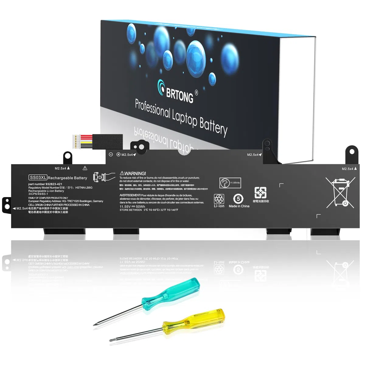 HSTNN-LB8G SS03XL Batterie de Remplacement pour HP EliteBook 735 745 730 740 830 846 G5, 735 745 840 830 G6 ZBook 14U G5 G6 Series 932823-421 933321-855 HSS. N-I13C- 4 HSN-I12C HSN-I16C HSN-I17C-4