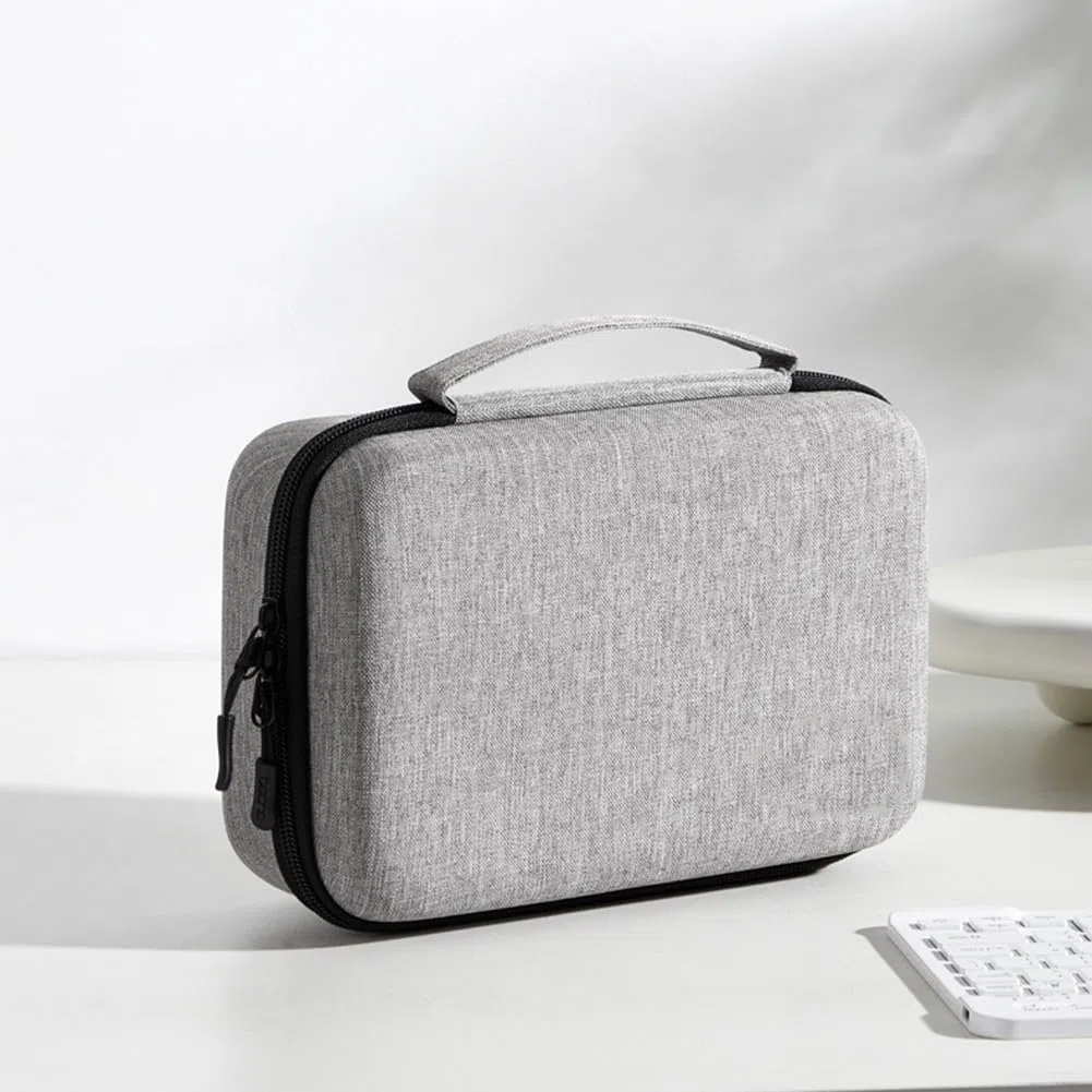RemixAst Étui rigide pour ordinateur Mini Pro avec espace cloisonné en tissu EVA Oxford avec rembourrage intérieur doux