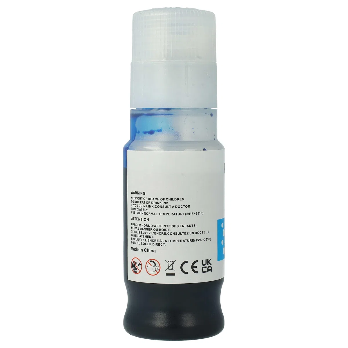 vhbw 4X Encre de Recharge Remplacement pour Canon GI-11, GI-21, GI-41 imprimante - Kit de Recharge Dye Cyan, Dye Magenta, Dye Noir, Dye Jaune