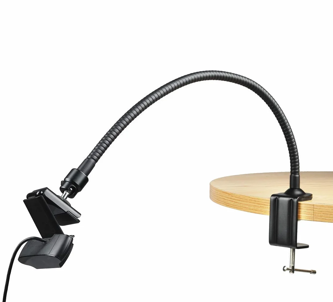 Support de Fixation pivotant à Pince Flexible pour Webcam Logitech C925e C922x C922 C930e C930 C920 C615 63,5 cm