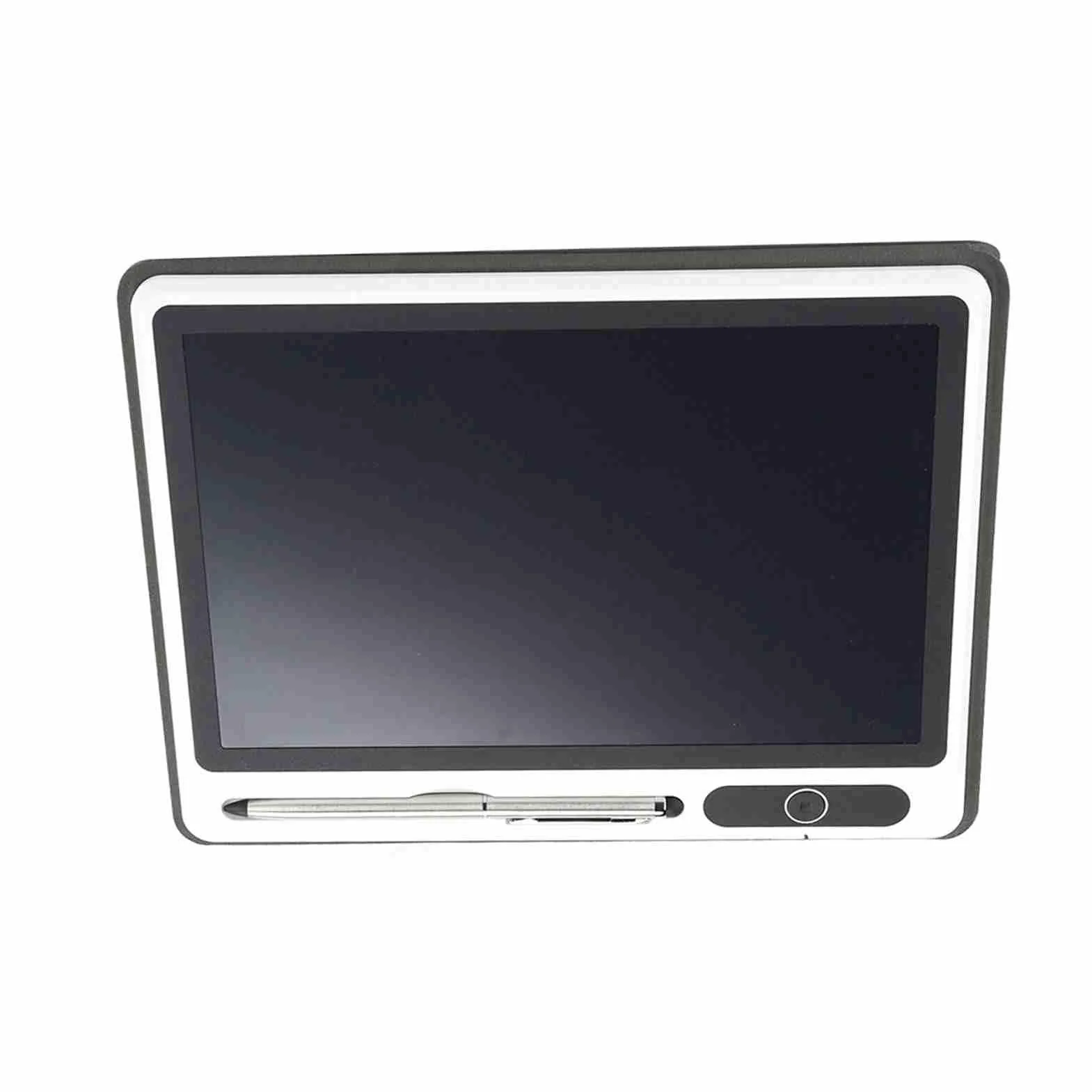 Dioche Tablette Ecriture, 2 Bloc-Notes LCD Dessin Pad Fournitures Professionnelles Outil De Peinture À La Main 9 Pouces (Noir avec étui en Cuir)