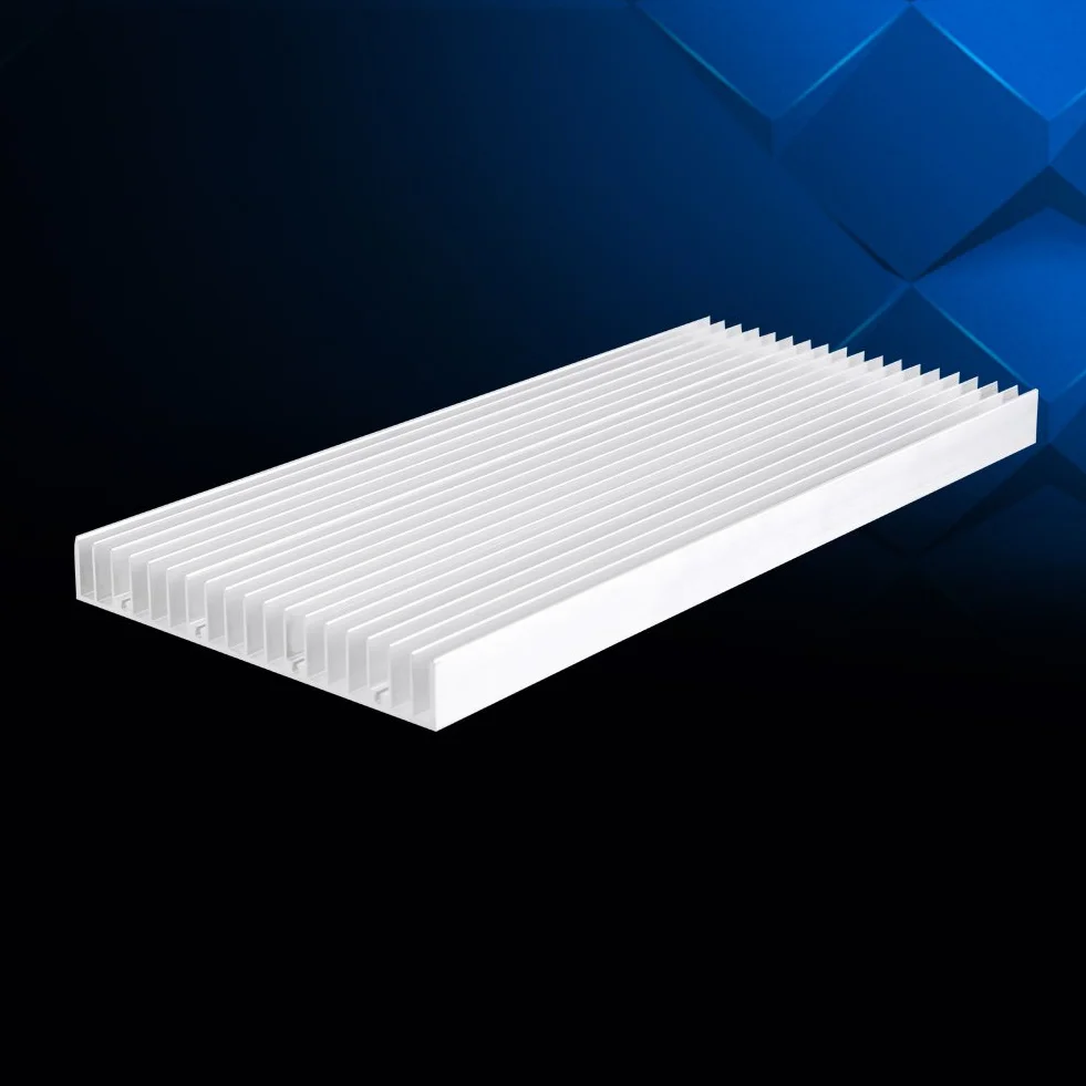 Dissipateur Thermique en Aluminium, Dissipateur Thermique De Refroidissement 300 * 140 * 20MM pour Lumière LED Haute Puissance
