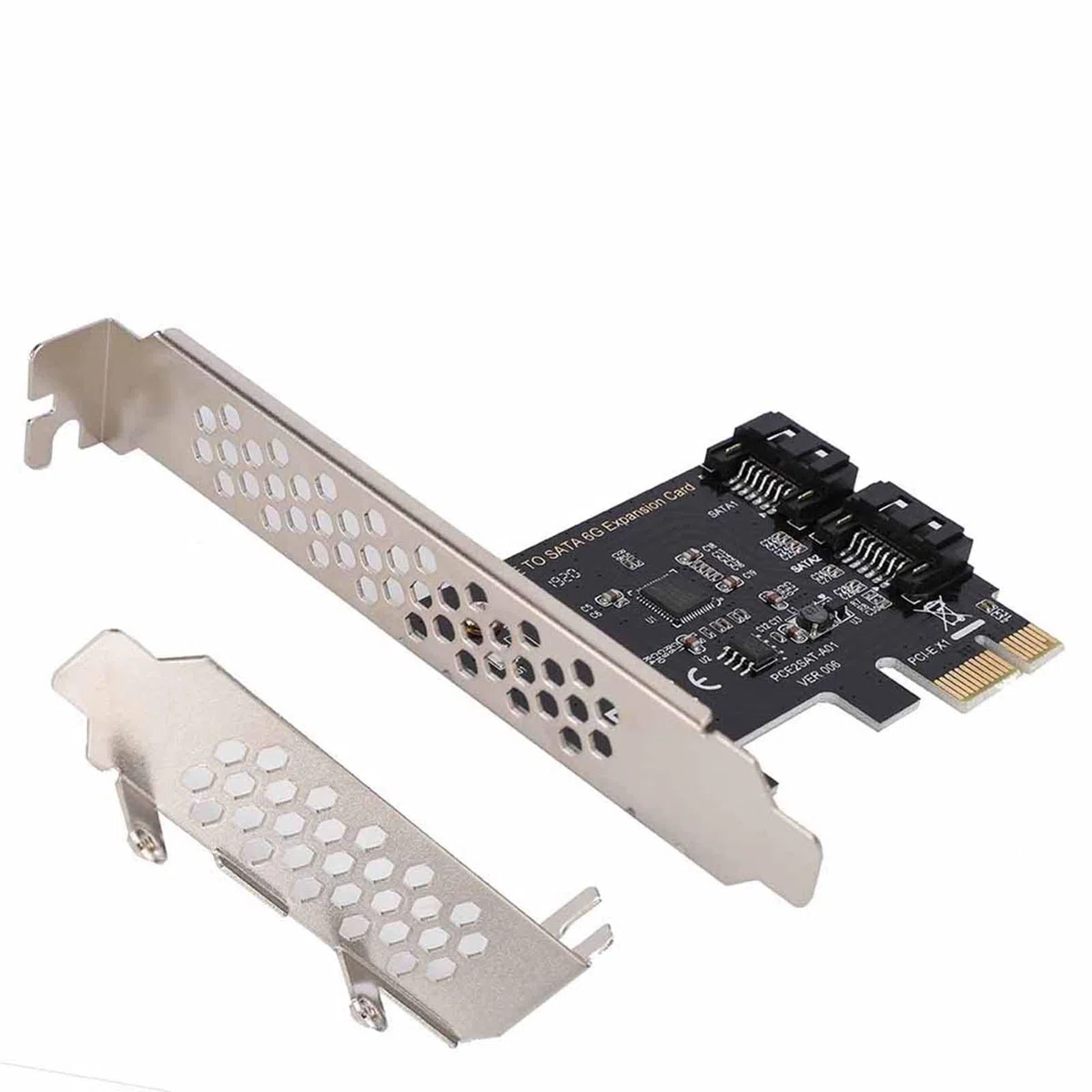 Cartes PCI-E Cartes d'extension PCI Express vers SATA 3.0 SATA III 6 Gbit/s à 2 Ports Carte d'extension de Carte contrôleur