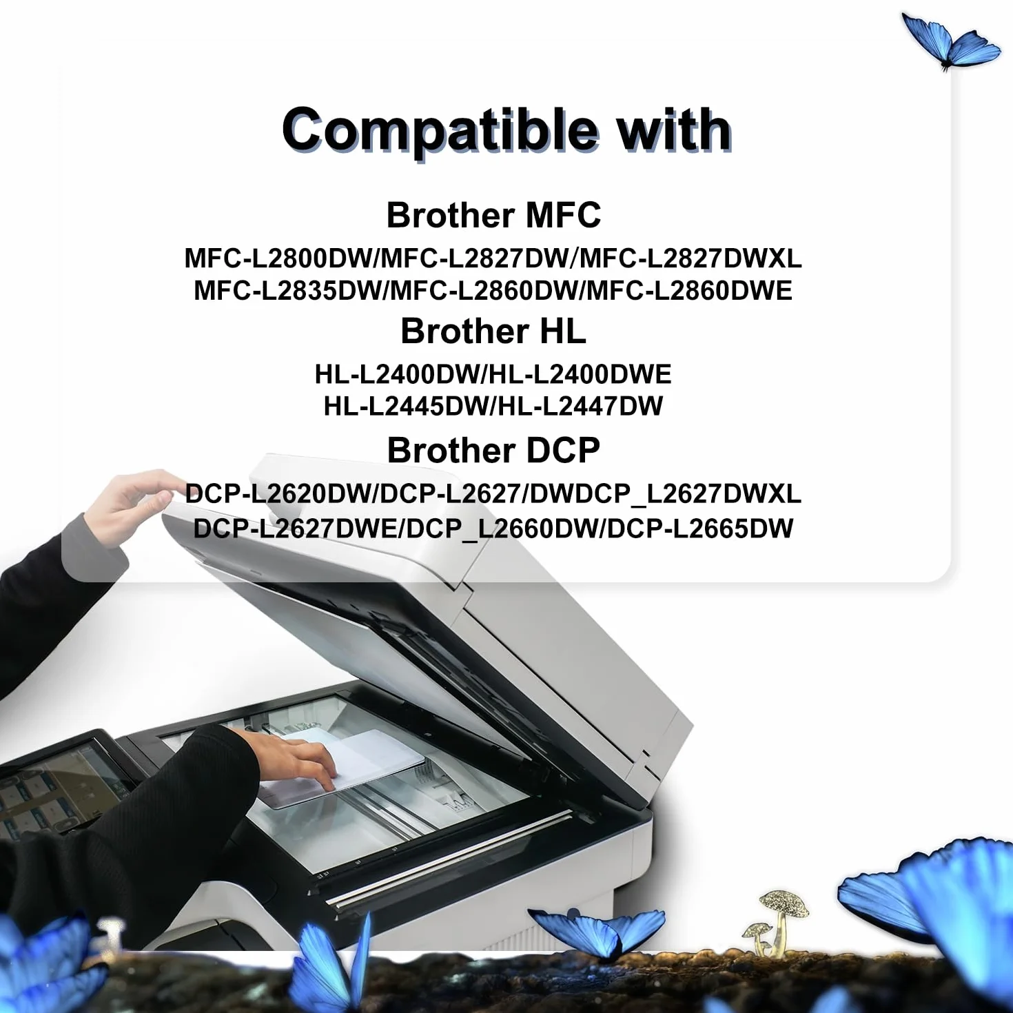 LOSMANN DR2510 Tambour Compatible pour Brother DR-2510 pour Brother HL-L2400DW HL-L2445DW DCP-L2660DW DCP-2620DW DCP-L2627DWE MFC-L2800DW MFC-2835DW MFC-L2860DW MFC-L2827DWXL MFC-L2827DW MFC-L2827DWE