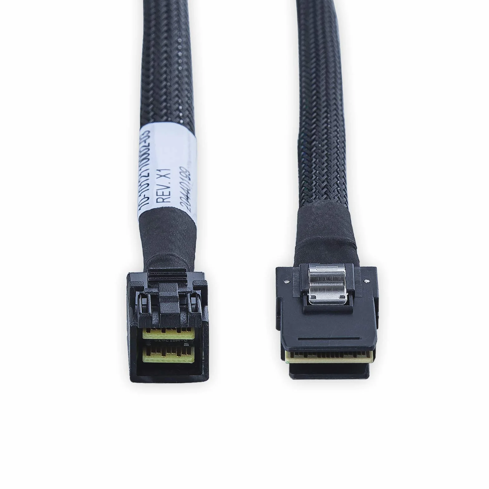 10Gtek [2 Pack] Interne Câble Mini SAS HD SFF-8643 à Mini SAS SFF-8087, 0.5-Mètre, Pliable, Flexible, 2 pièces