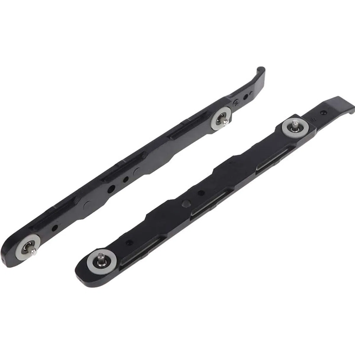 Lot de 8 rails en plastique pour montage de châssis de disque dur - Noir