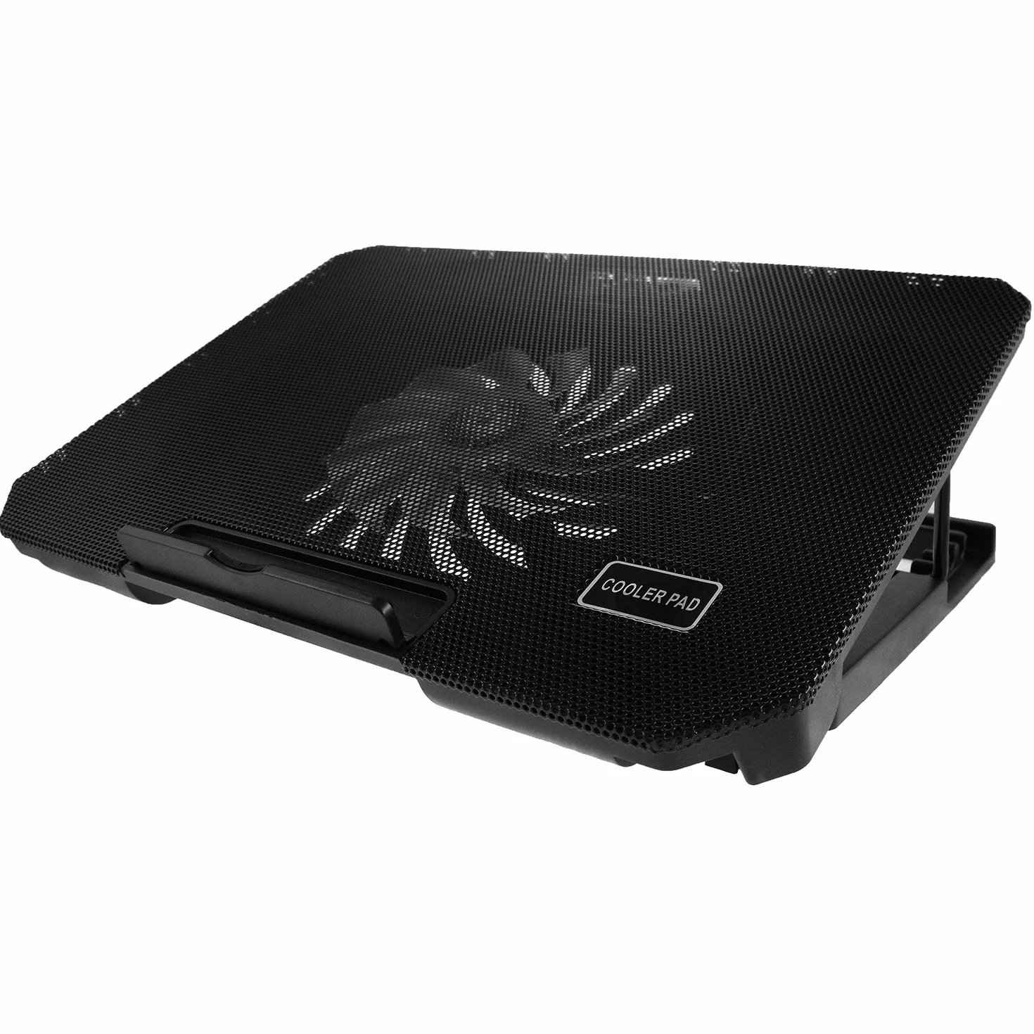 AABCOOLING NC74 - Ventilateur PC avec 125mm Ventilateur, Inclinaison Réglable et LED Bleu, Refroidisseur, Ventilateur PS4, Accessoires PC Jusqu'à 15,6 Pouces et Consoles, PC Portable Gamer