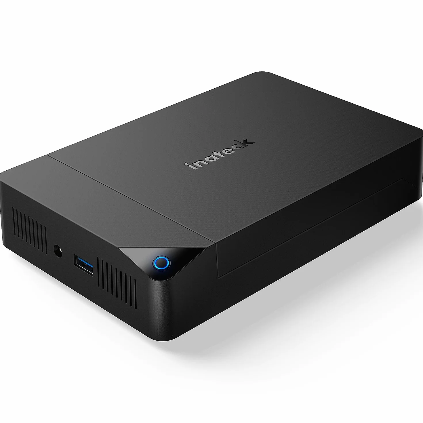 Inateck Boîtier de Disque Dur pour HDD et SSD SATA de 2.5"/3.5", Support UASP, Un Adaptateur d'alimentation 12V/2A Inclus, Pas Besoin d'Outils, Noir,FE3002