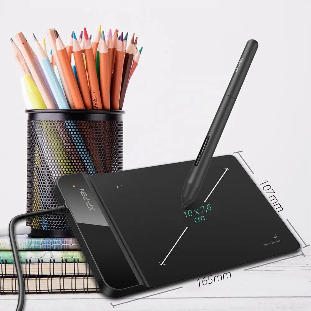 XP-Pen G430S Tablette Graphique Stylet Passif 8192 Niveaux Taille 4x3 Pouces pour Jouer OSU Dessiner Signature