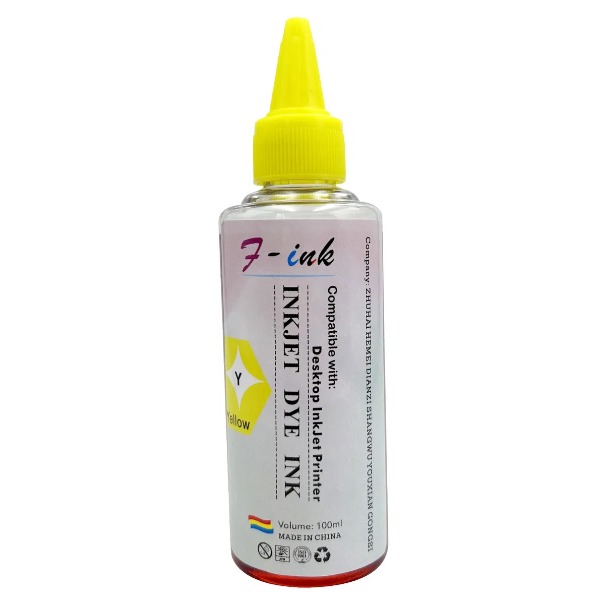 F-INK Lot de 5 flacons d'encre et de recharge d'encre de 100 ml compatibles avec cartouches d'encre HP 304 302 650 62 652 300 301 304XL 652XL 300XL 650XL 302XL 62XL 301XL avec outils de recharge