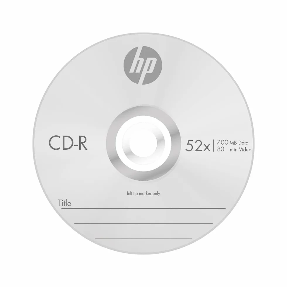 Ensemble de 50 x CD-R 700MB 52X HP