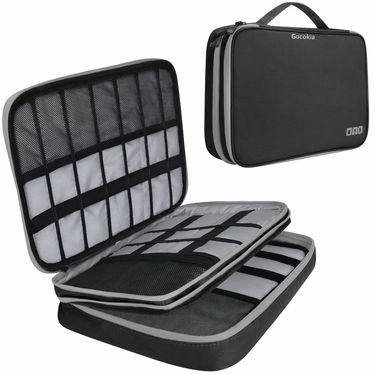 Organiseur d'accessoires électroniques de Voyage de 11,6 po