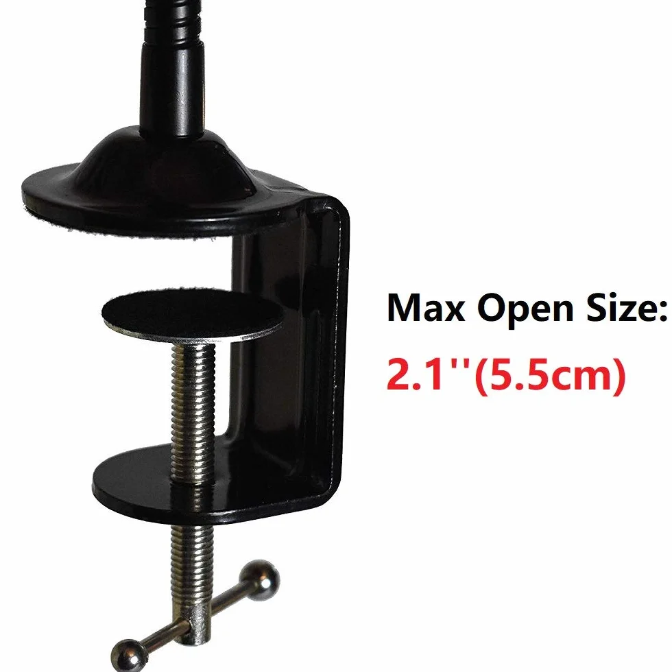 Support de Fixation pivotant à Pince Flexible pour Webcam Logitech C925e C922x C922 C930e C930 C920 C615 63,5 cm