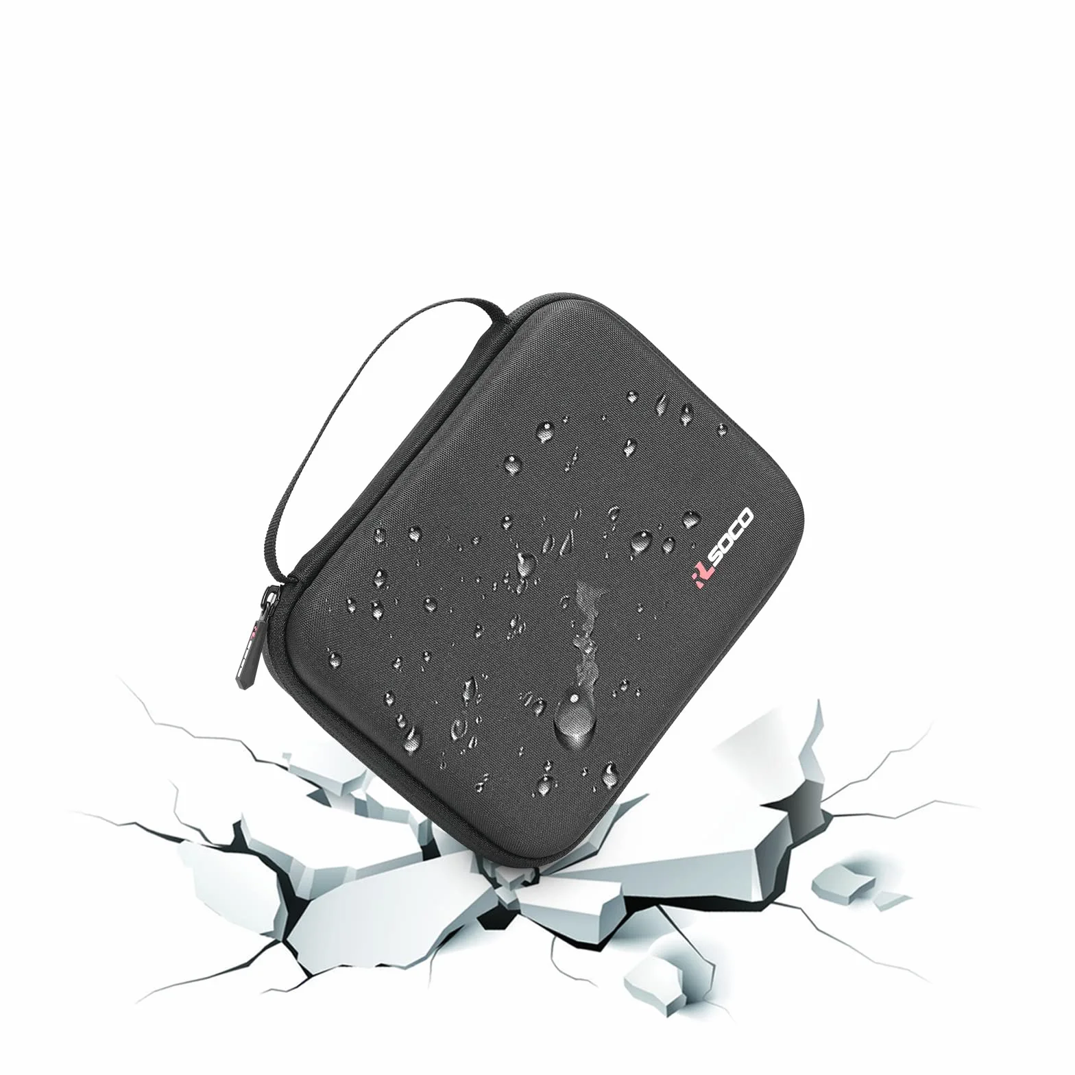 RLSOCO Étui pour GL.iNet Routeur de Voyage GL-SFT1200/GL-BE3600/AXT1800/GL-A1300/GL-MT3600BE Portable Routeur WiFi,Résistant aux Chocs,Design Compact avec Fermeture éclair YKK (Étui Uniquement)