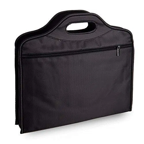 Professionnel Serviette Classeur Porte-Documents/Tablette Sac à Main Homme Pochette Avec Poignée Format A4 Noir Cartable Collège Sacoche Portable Bag Business