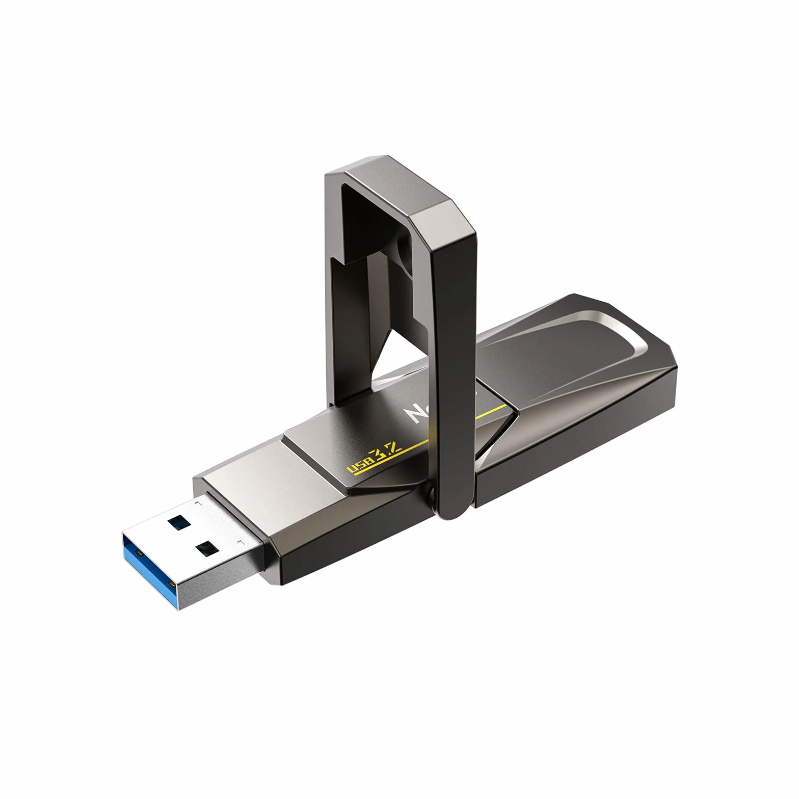 Netac us5 128 go SSD Externe Type - C et USB 3.2 Double Interface Vitesse de l'ordinateur jusqu'à 550 Mo/s