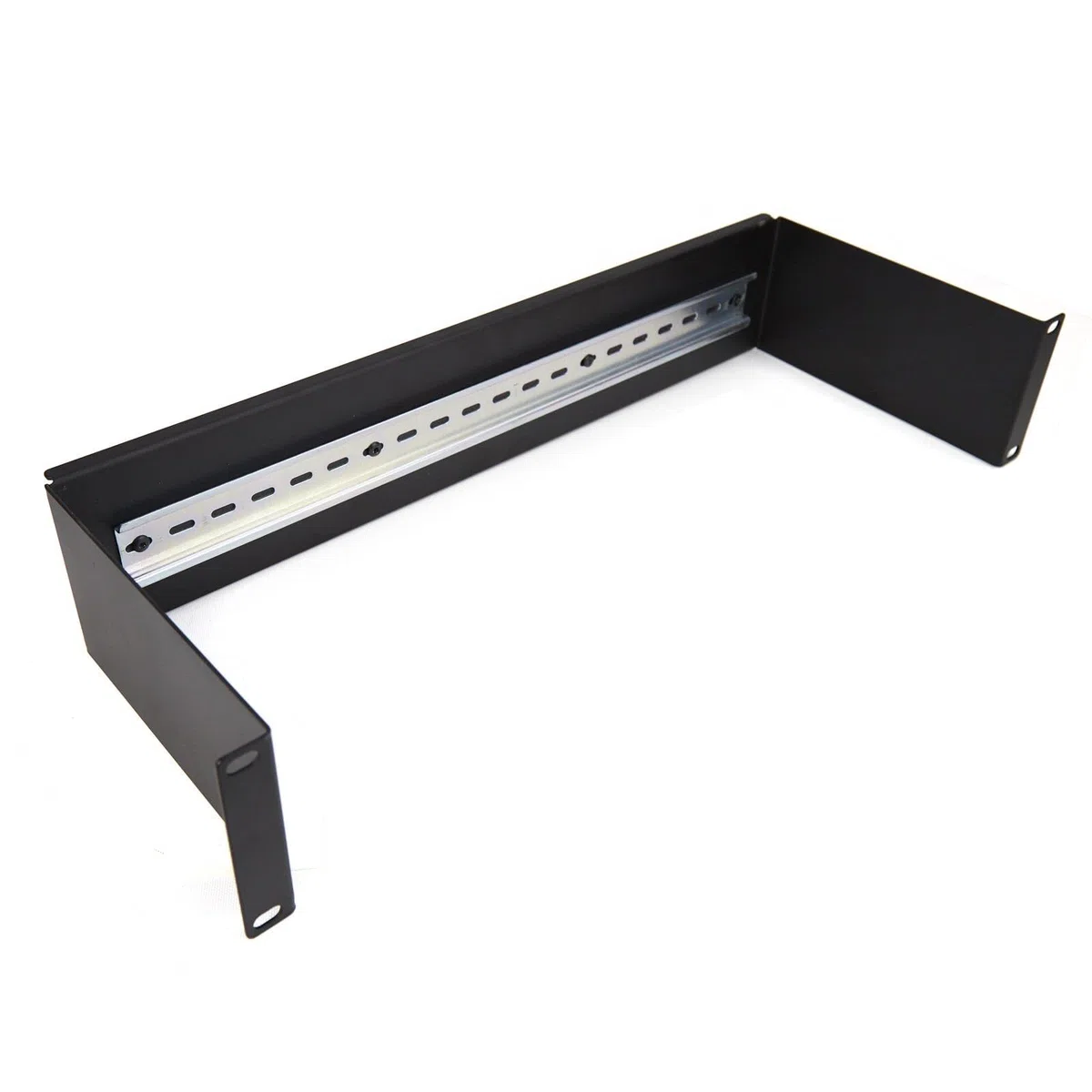 kenable Support de montage sur rail DIN 2U pour armoires de données réseau 19"