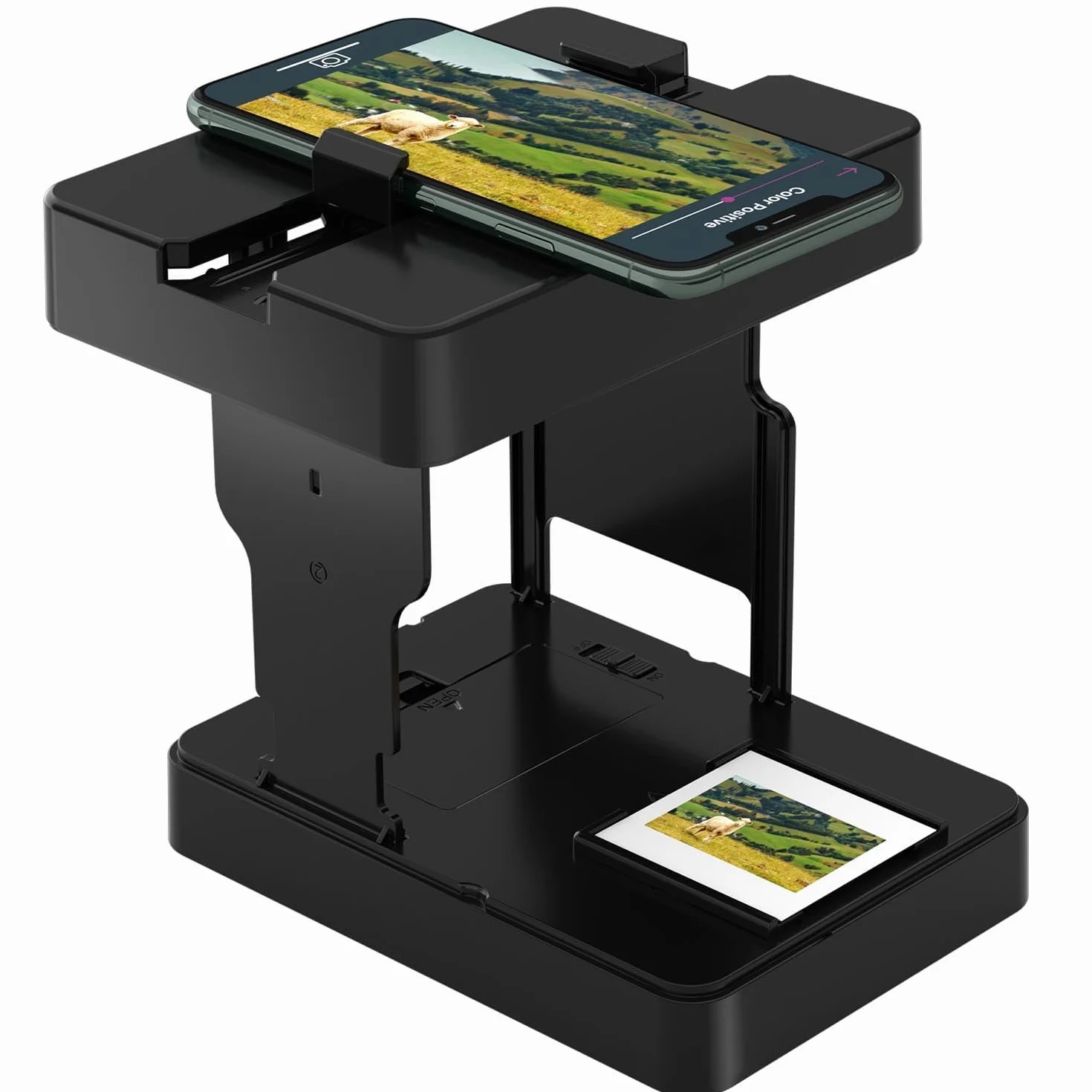 DigitConvert Scanner de film mobile de 35 mm pour convertir les diapositives et négatifs de 35 mm en photos numériques à l'aide de votre smartphone