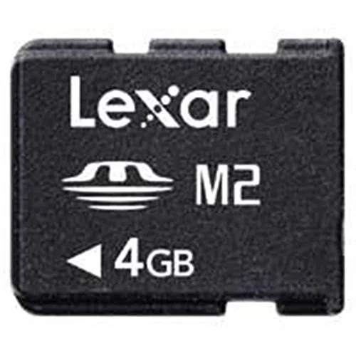 Lexar Carte Mémoire Memory Stick (M2) 4 Go Sans Adaptateur Noir Mark 2 LMSM4GBASBEU