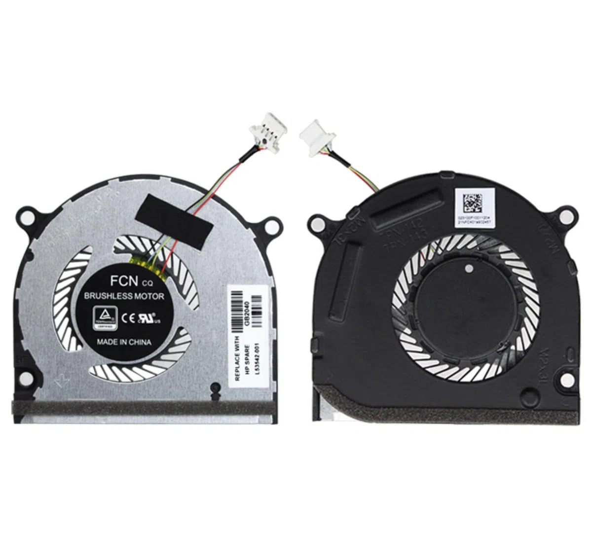 Ventilateur de refroidissement CPU + GPU compatible avec HP Envy X360 15-DS 15-DR 15M-DS 15M-DS0011DX 15-DS0013NR 15-DS0003CA 15-DS0013CA TPN-W142 TPN-W143 Series L53542-001 3541-001
