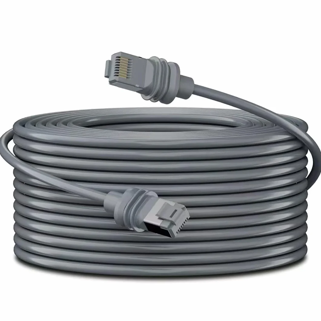 Elfcam - 10m Câble Starlink Gen 3, Câble Ethernet Cat6 26AWG pour Convient aux Installations Extérieur et Intérieur, Rallonge de Câble Starlink Gen 3/Mini, 10 Mètres
