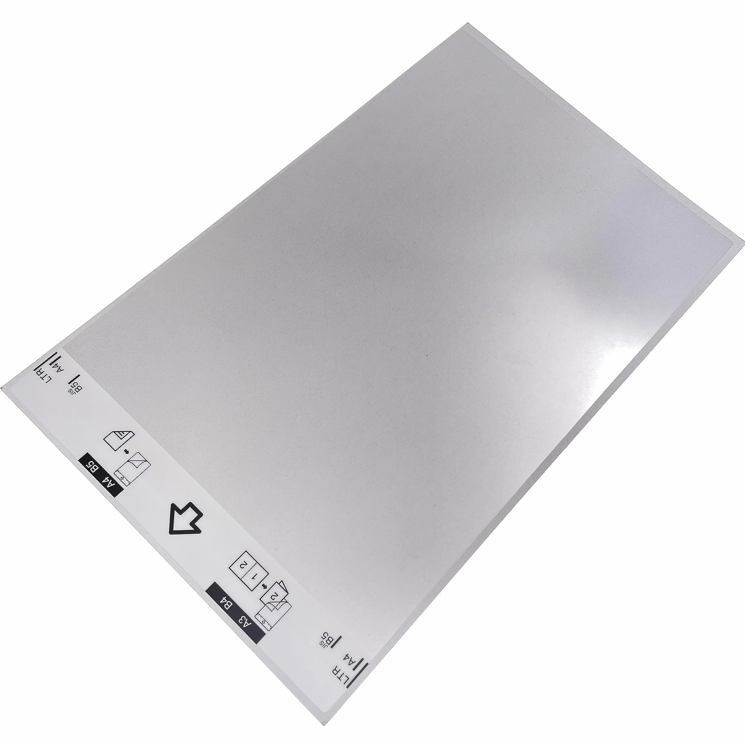Lot de 5 Feuilles de Support CS-A3001 CS-A3301 compatibles avec Les scanners Brother A4 pour A3 B4 Pliés Papier Fin et plissé