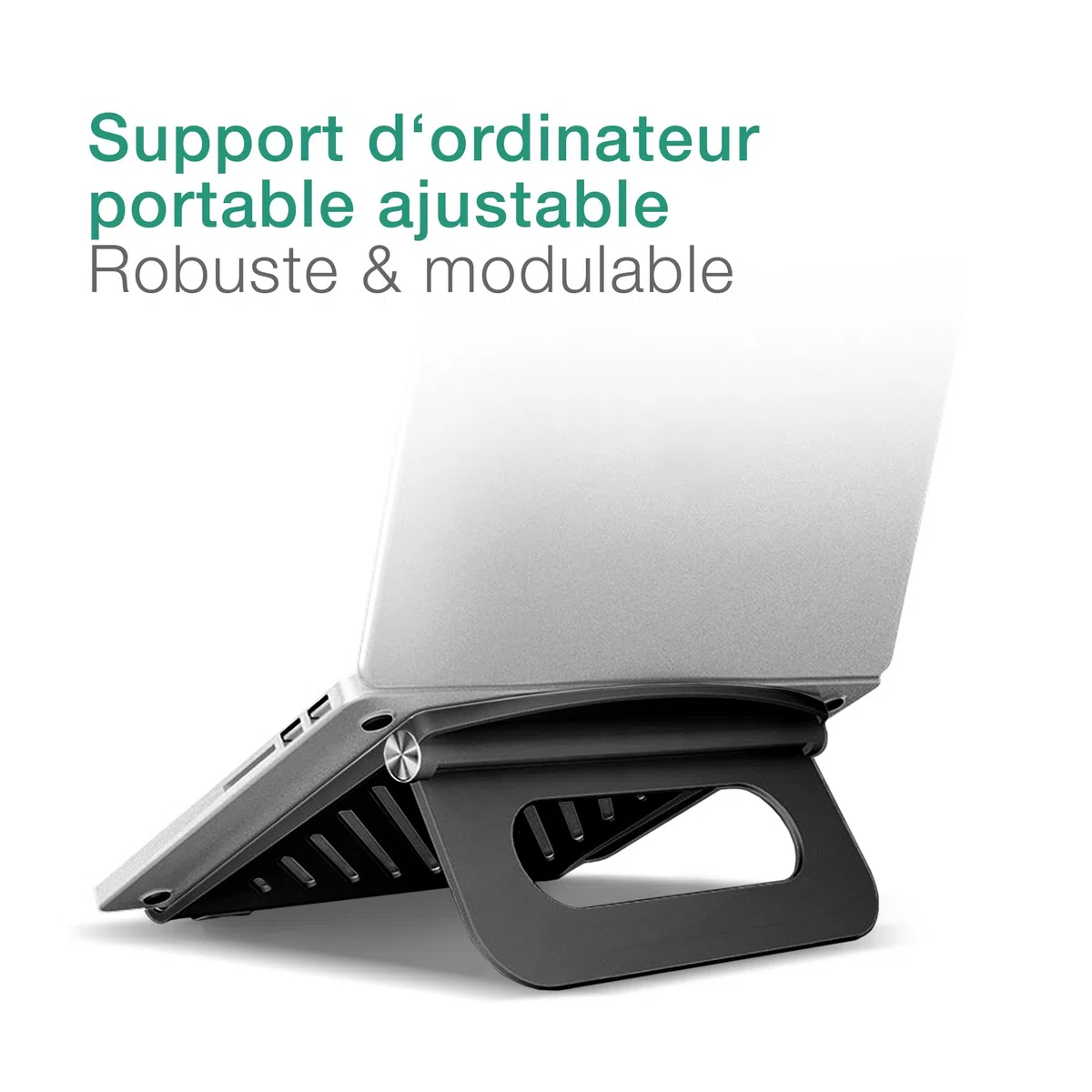 CELLONIC - Mini Support pour PC Portable jusqu'à 17" - Hauteur réglable pour éviter Les douleurs de Dos au Travail en Home Office et en déplacement