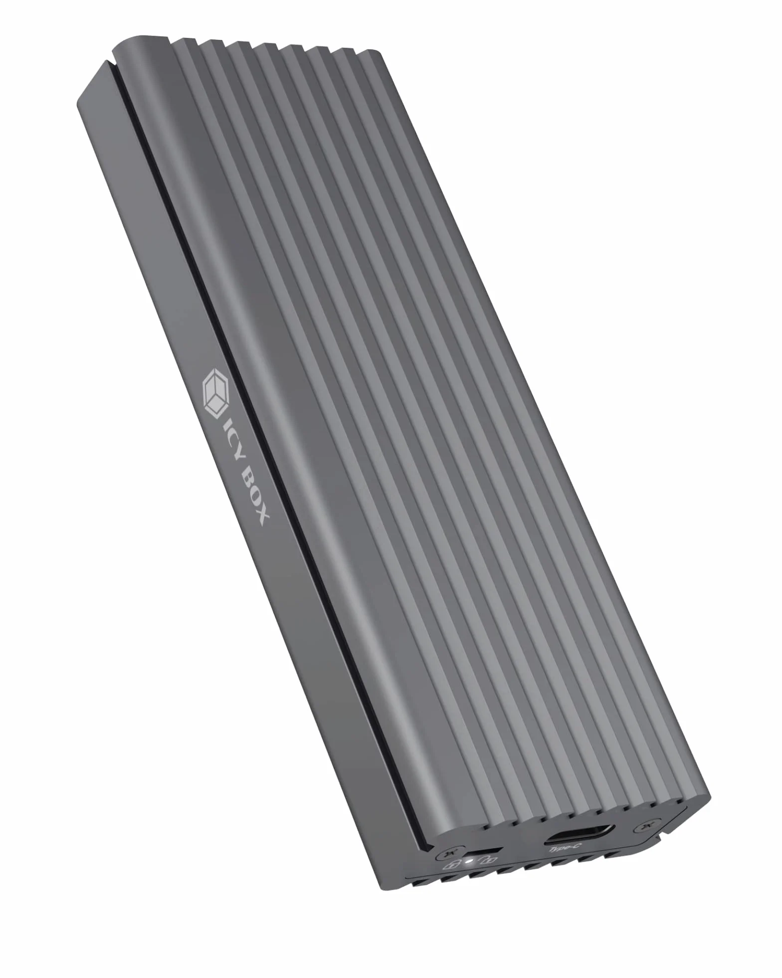 ICY BOX Boîtier SSD M.2 NVMe, USB 3.1 (Gen2, 10Gbit/s), PCIe M-Key, Disque dur externe SSD, Adaptateur NVMe, USB-C, USB-A, IB-1817M-C31