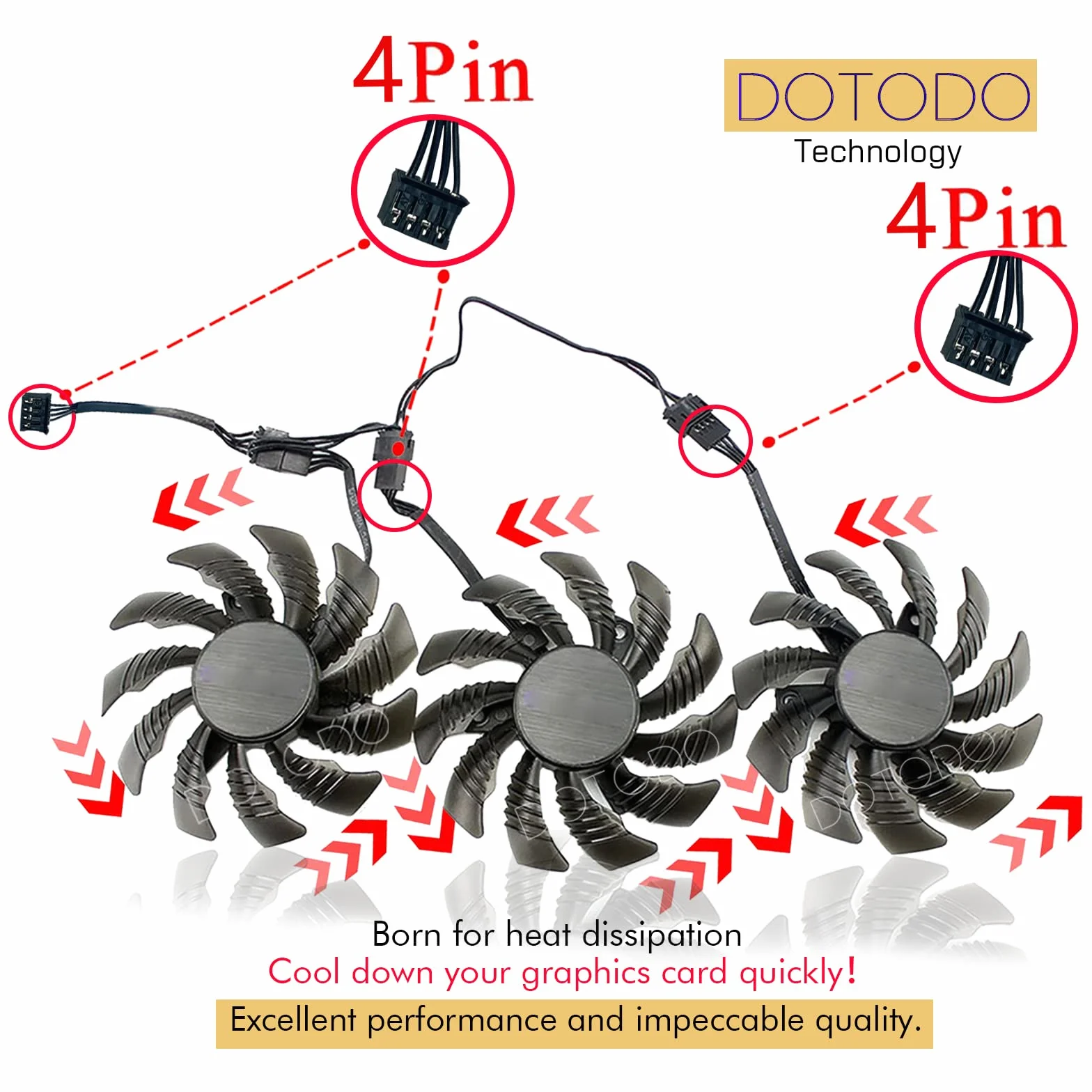 Ventilateur de refroidissement 75 mm T128010SU 0,35 A pour Gigabyte AORUS GTX 1080 1070 Ti G1 Gaming Fan GTX 1070Ti G1